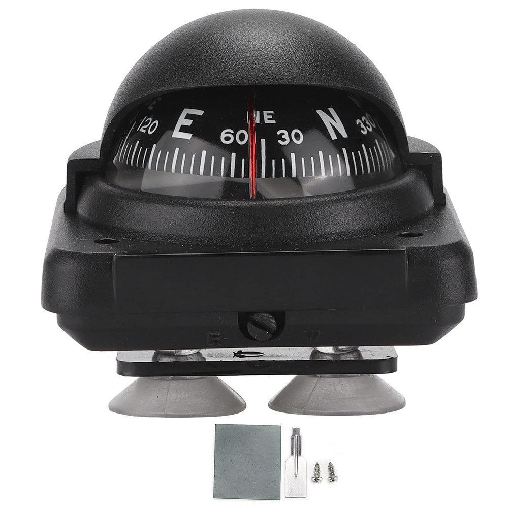 EVGATSAUTO Car, Adjustable Foldable Navigation Direction Pointing Ball Dash Mount for Auto Car Boat RV