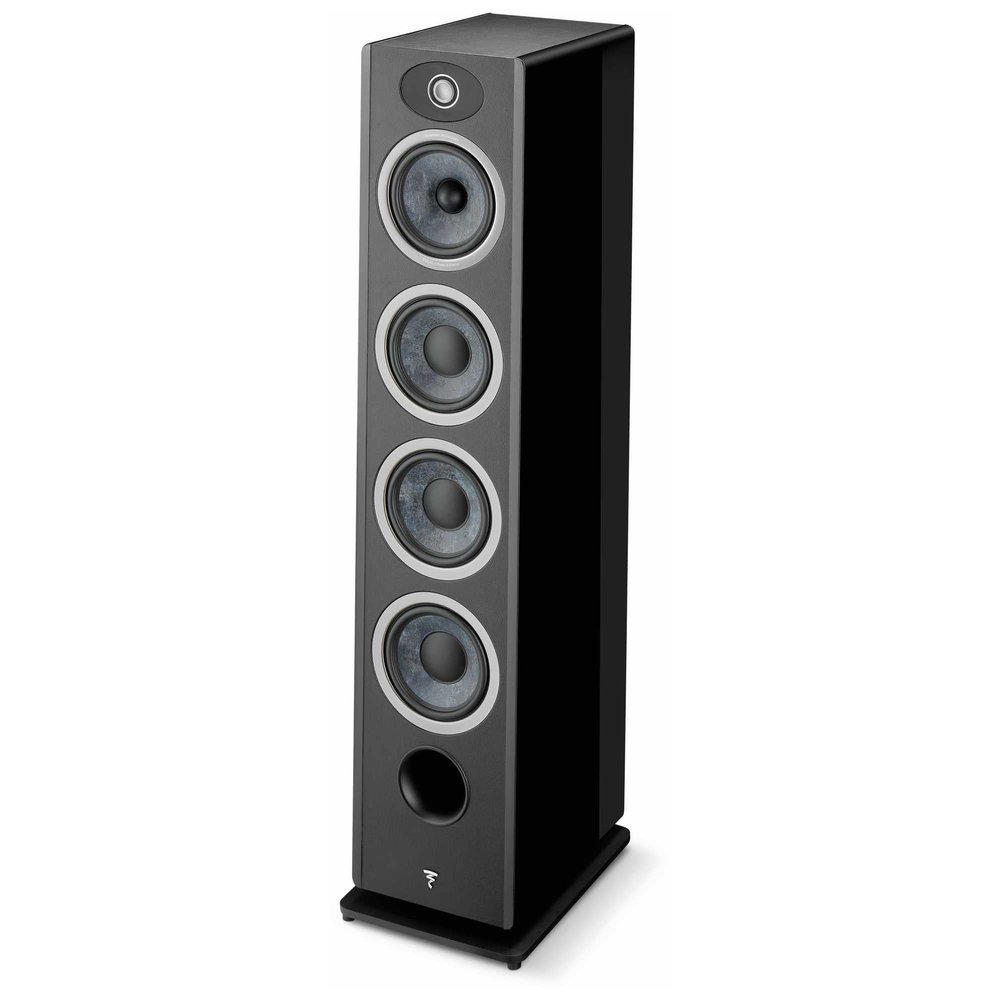 Focal Vestia No3 Slender 3-Way Floorstanding Loudspeaker Finished in Black - Sold Individually