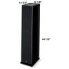 Focal Vestia No3 Slender 3-Way Floorstanding Loudspeaker Finished in Black - Sold Individually view 4
