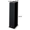 Focal Vestia No2 3-Way Floorstanding Loudspeaker Finished in Black - Sold Individually view 4