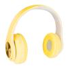 Gaming Headset, Noise Reduction Foldable Over Ear Bluetooth Headphones with RGB Lights, Portable Headset for Girls Boys Kids Adults(Yellow) view 2