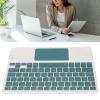 10 Inch Ultra Silent Portable Bluetooth Keyboard With Touchpad, Mini Ergonomic for Laptop, Tablet, Smartphone, Computer (Green) view 4