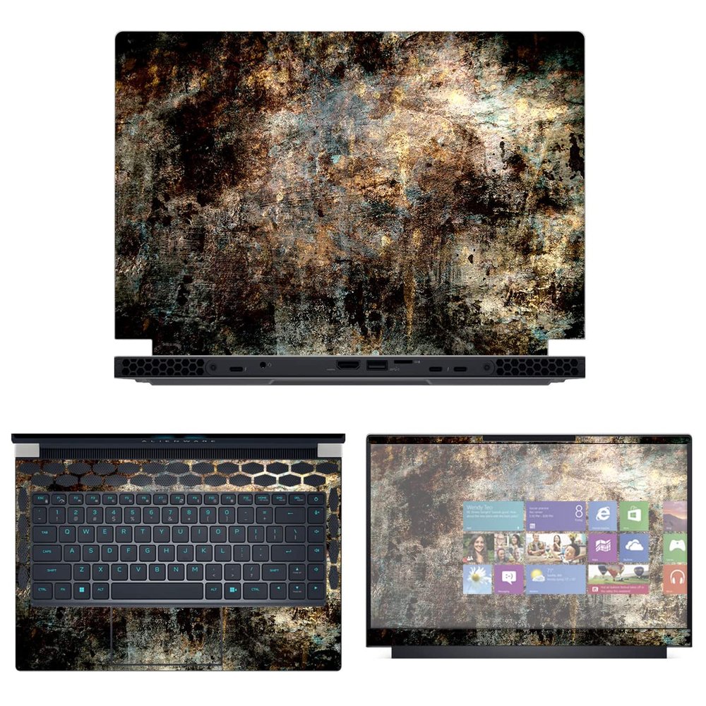 Decalrus - Protective Decal Skin Sticker for The Alienware x14 R1 14 (14" Screen) case Cover wrap ALx14_R1-254
