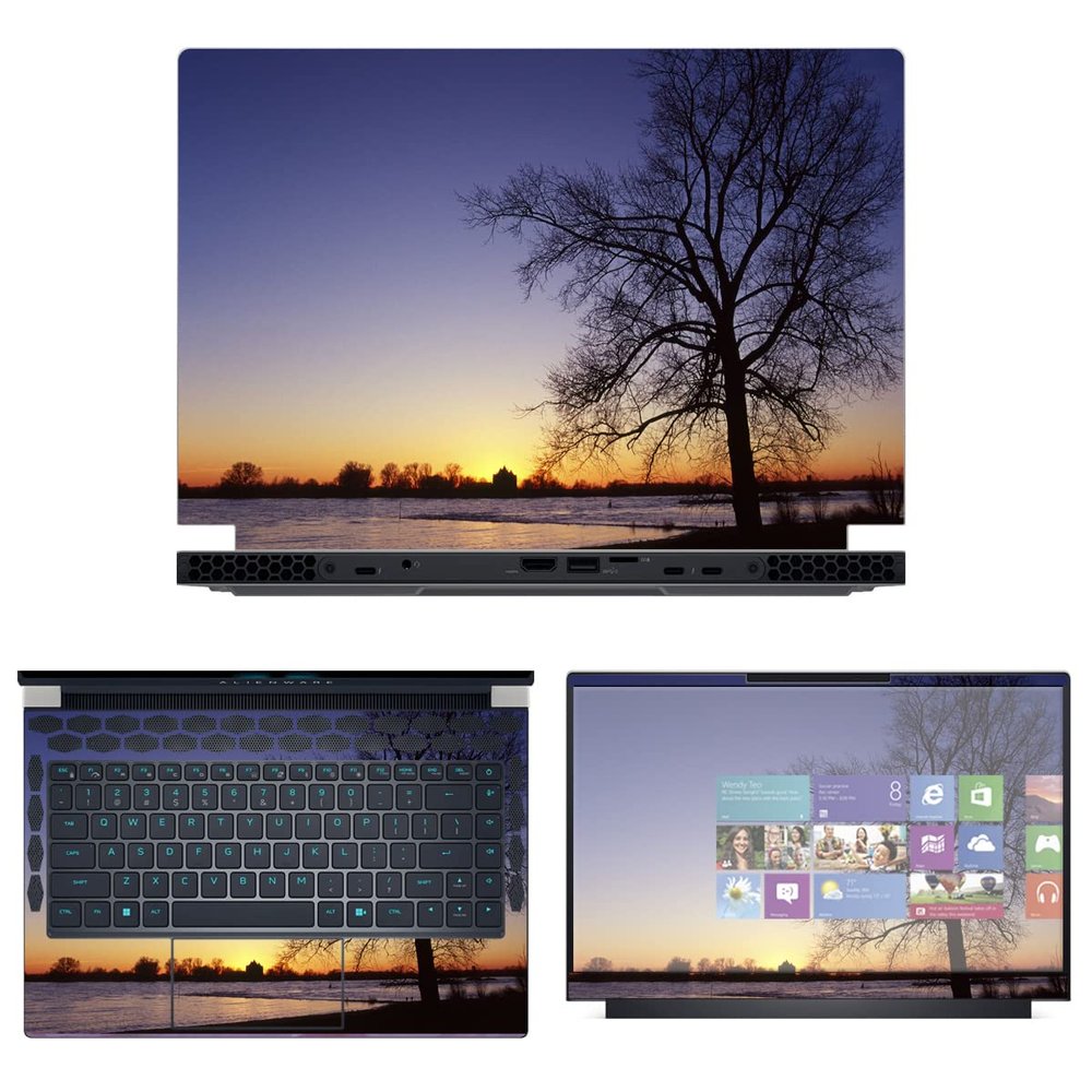 Decalrus - Protective Decal Skin Sticker for The Alienware x14 R1 14 (14" Screen) case Cover wrap ALx14_R1-84