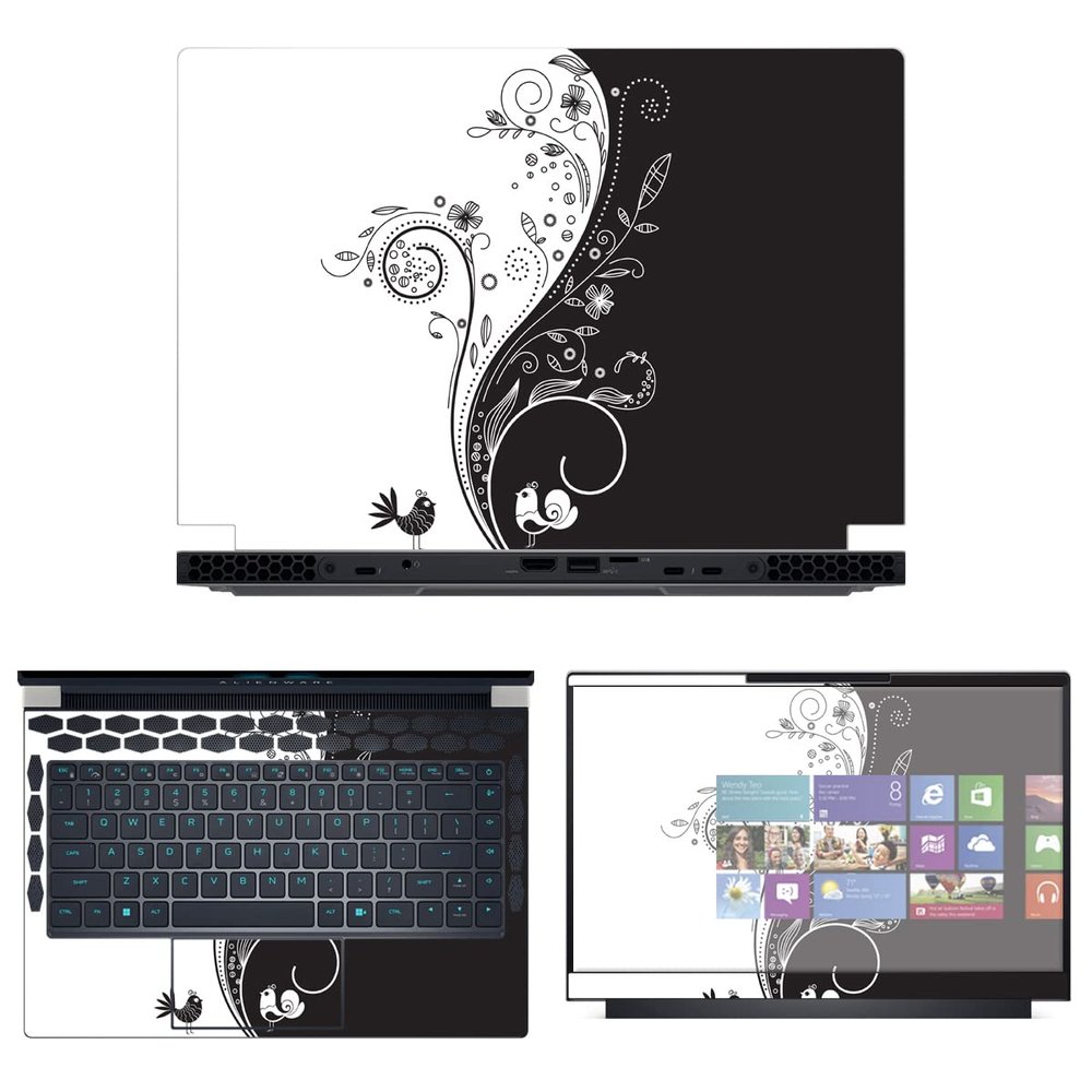 Decalrus - Protective Decal Skin Sticker for The Alienware x14 R1 14 (14" Screen) case Cover wrap ALx14_R1-49