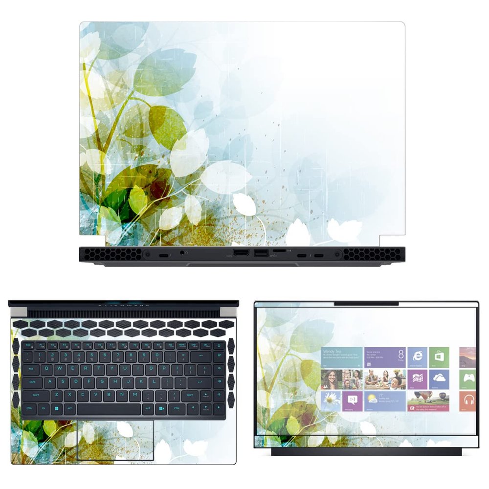 Decalrus - Protective Decal Skin Sticker for The Alienware x14 R1 14 (14" Screen) case Cover wrap ALx14_R1-95