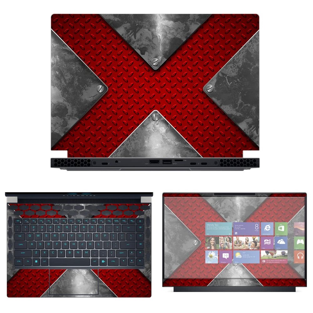 Decalrus - Protective Decal Skin Sticker for The Alienware x14 R1 14 (14" Screen) case Cover wrap ALx14_R1-201