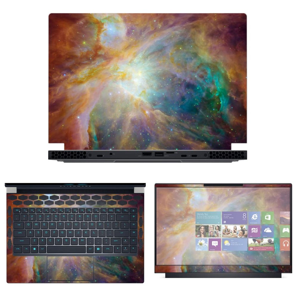 Decalrus - Protective Decal Skin Sticker for The Alienware x14 R1 14 (14" Screen) case Cover wrap ALx14_R1-19