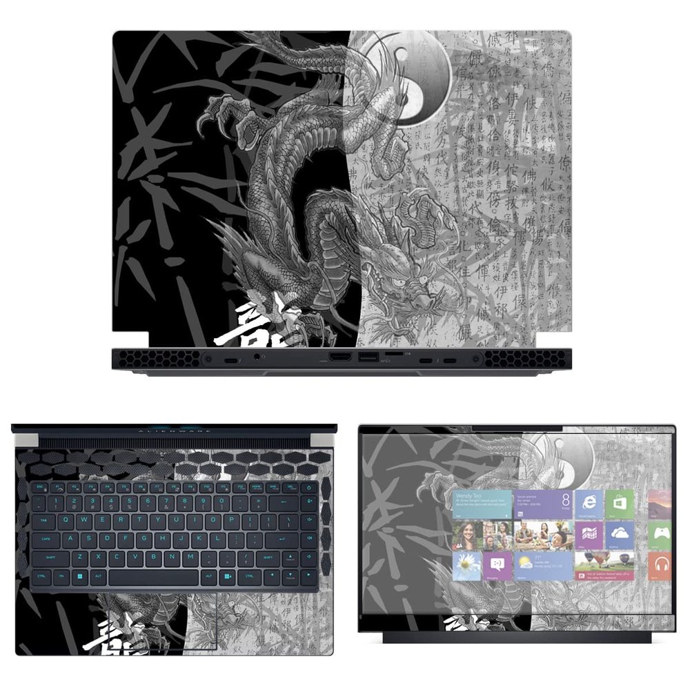 Decalrus - Protective Decal Skin Sticker for The Alienware x14 R1 14 (14" Screen) case Cover wrap ALx14_R1-72