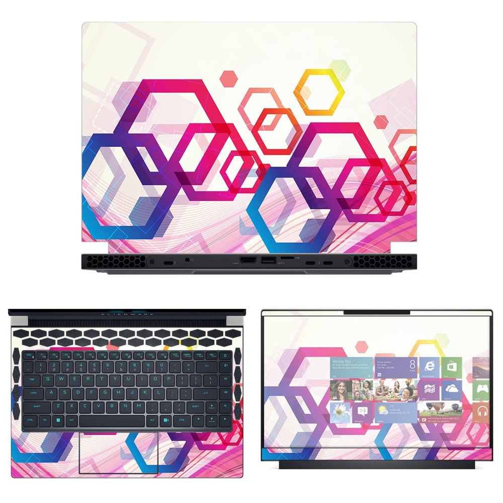 Decalrus - Protective Decal Skin Sticker for The Alienware x14 R1 14 (14" Screen) case Cover wrap ALx14_R1-160