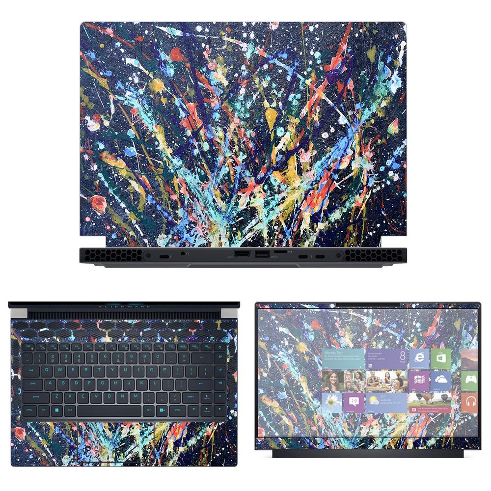 Decalrus - Protective Decal Skin Sticker for The Alienware x14 R1 14 (14" Screen) case Cover wrap ALx14_R1-239