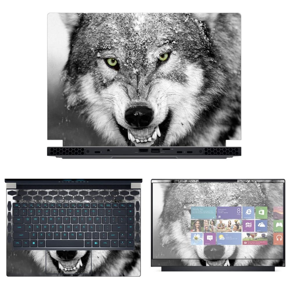 Decalrus - Protective Decal Skin Sticker for The Alienware x14 R1 14 (14" Screen) case Cover wrap ALx14_R1-32