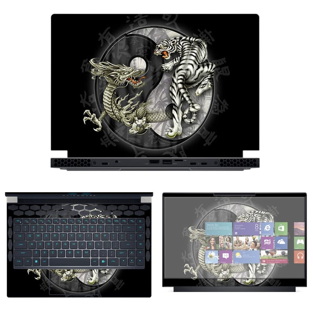 Decalrus - Protective Decal Skin Sticker for The Alienware x14 R1 14 (14" Screen) case Cover wrap ALx14_R1-60