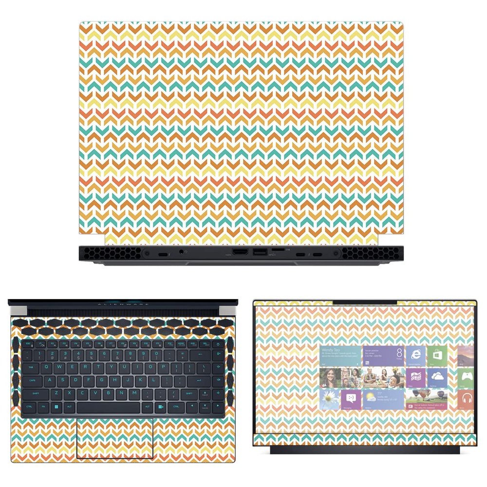 Decalrus - Protective Decal Skin Sticker for The Alienware x14 R1 14 (14" Screen) case Cover wrap ALx14_R1-228