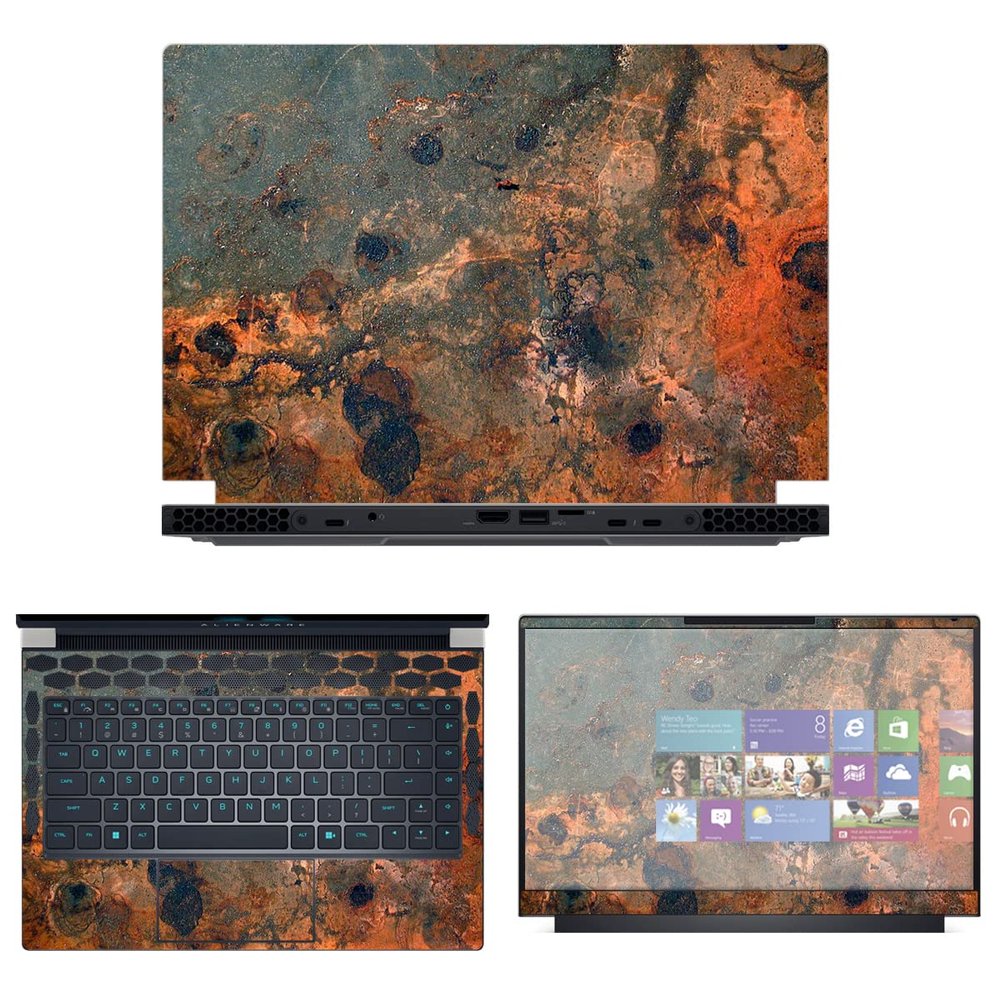 Decalrus - Protective Decal Skin Sticker for The Alienware x14 R1 14 (14" Screen) case Cover wrap ALx14_R1-149