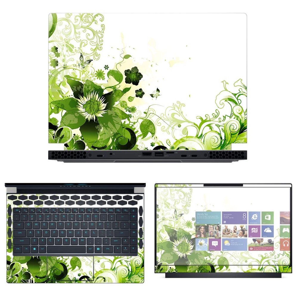 Decalrus - Protective Decal Skin Sticker for The Alienware x14 R1 14 (14" Screen) case Cover wrap ALx14_R1-117