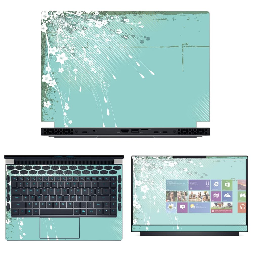 Decalrus - Protective Decal Skin Sticker for The Alienware x14 R1 14 (14" Screen) case Cover wrap ALx14_R1-78