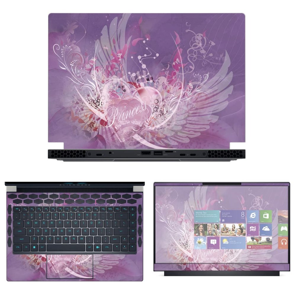 Decalrus - Protective Decal Skin Sticker for The Alienware x14 R1 14 (14" Screen) case Cover wrap ALx14_R1-83
