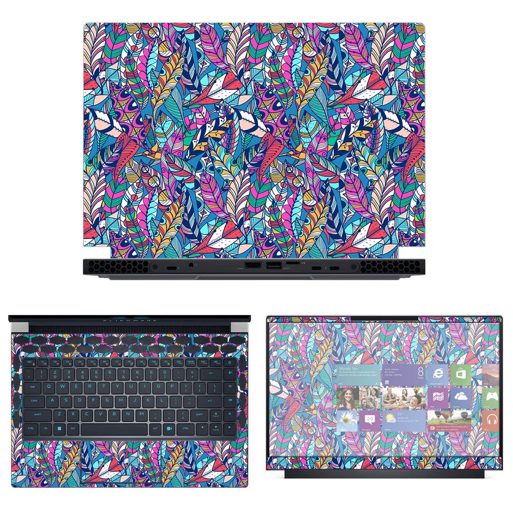 Decalrus - Protective Decal Skin Sticker for The Alienware x14 R1 14 (14" Screen) case Cover wrap ALx14_R1-209