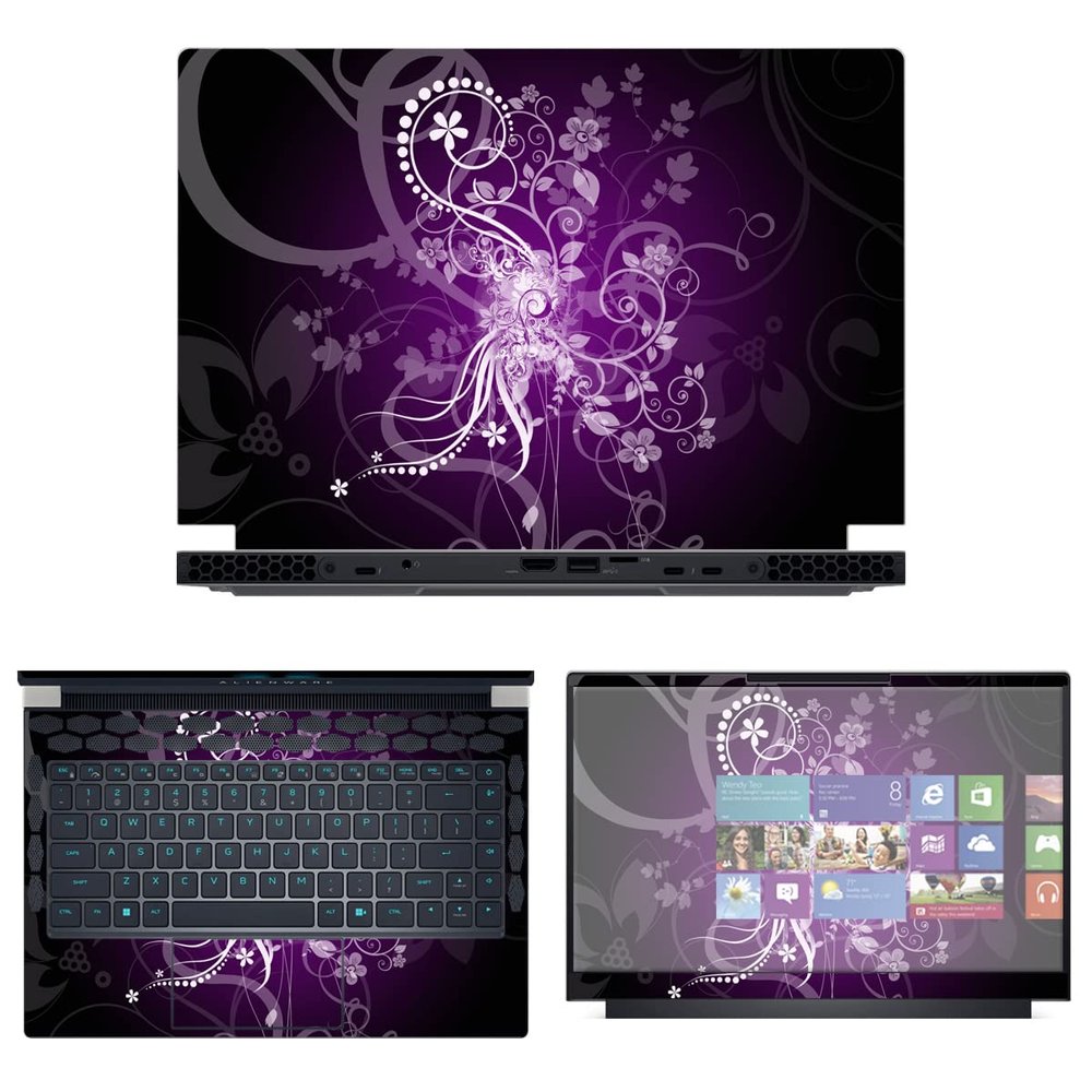 Decalrus - Protective Decal Skin Sticker for The Alienware x14 R1 14 (14" Screen) case Cover wrap ALx14_R1-15