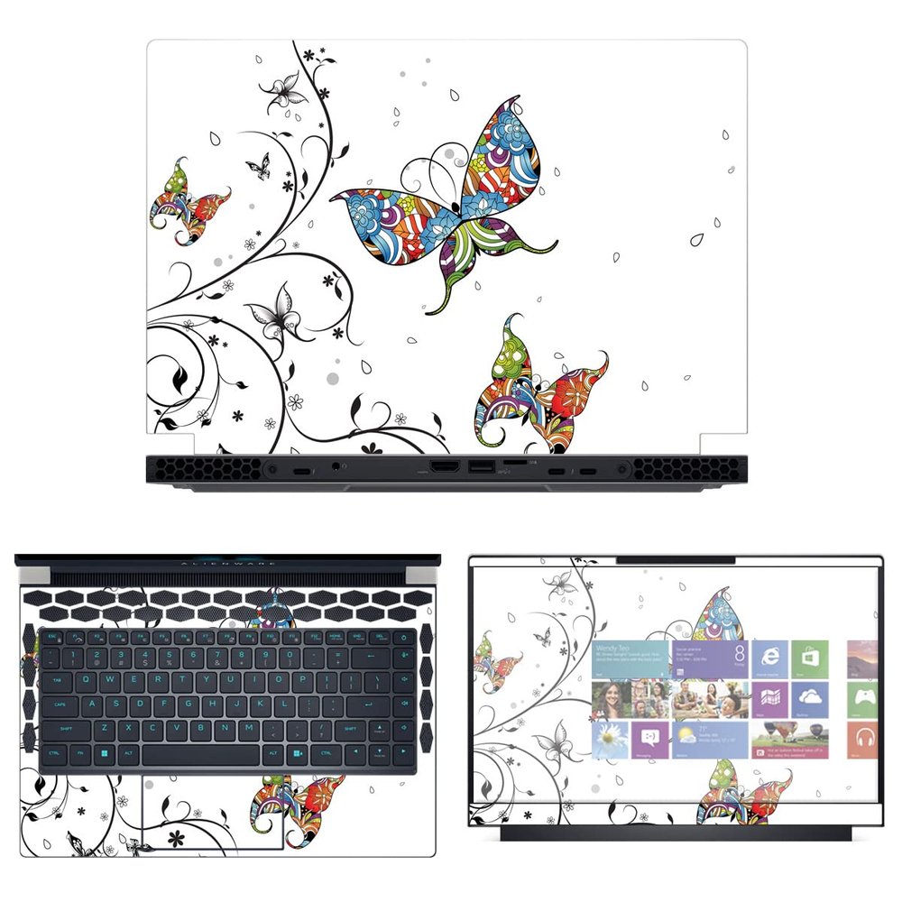 Decalrus - Protective Decal Skin Sticker for The Alienware x14 R1 14 (14" Screen) case Cover wrap ALx14_R1-12