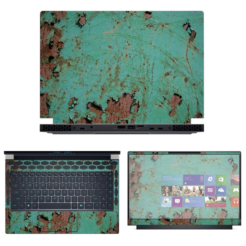 Decalrus - Protective Decal Skin Sticker for The Alienware x14 R1 14 (14" Screen) case Cover wrap ALx14_R1-111