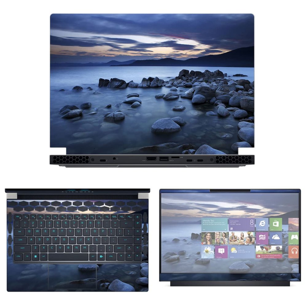 Decalrus - Protective Decal Skin Sticker for The Alienware x14 R1 14 (14" Screen) case Cover wrap ALx14_R1-139