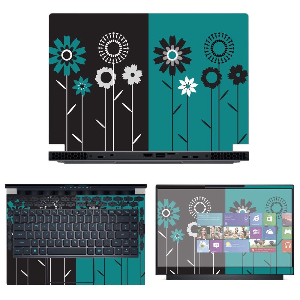 Decalrus - Protective Decal Skin Sticker for The Alienware x14 R1 14 (14" Screen) case Cover wrap ALx14_R1-70