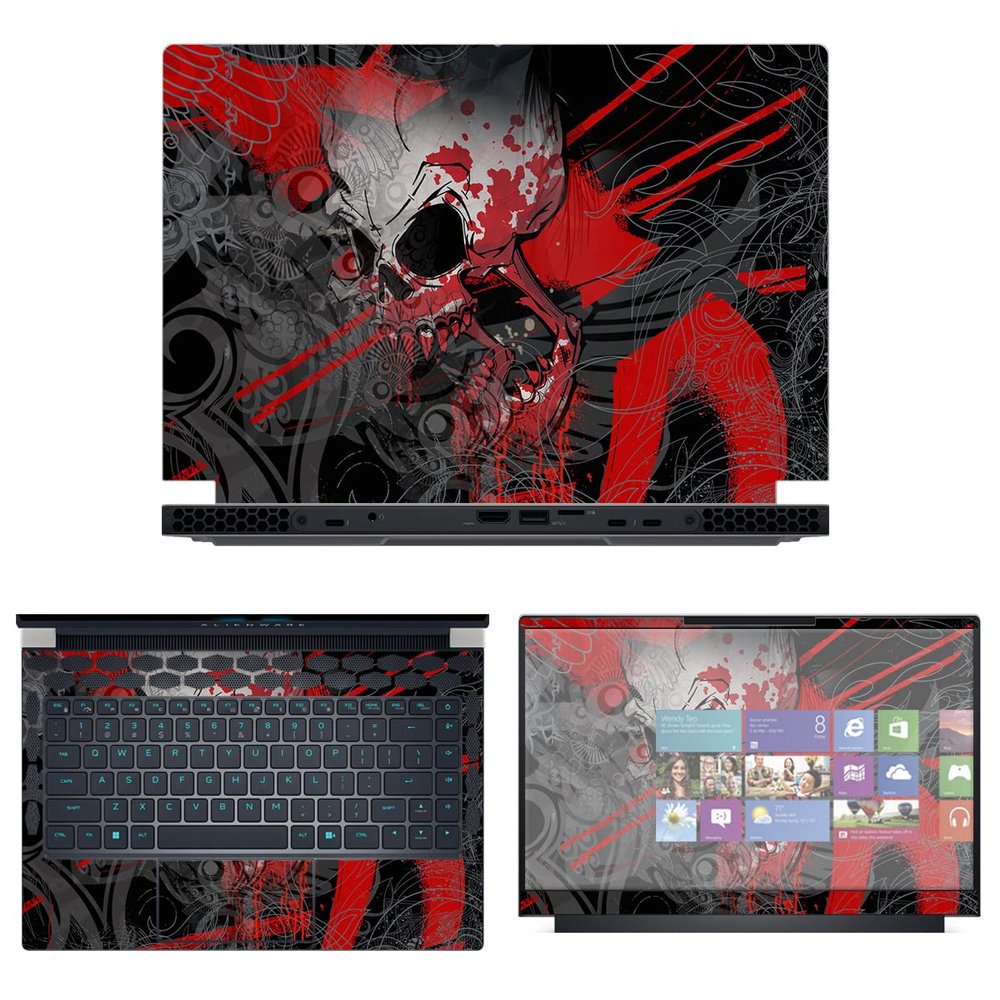 Decalrus - Protective Decal Skin Sticker for The Alienware x14 R1 14 (14" Screen) case Cover wrap ALx14_R1-188