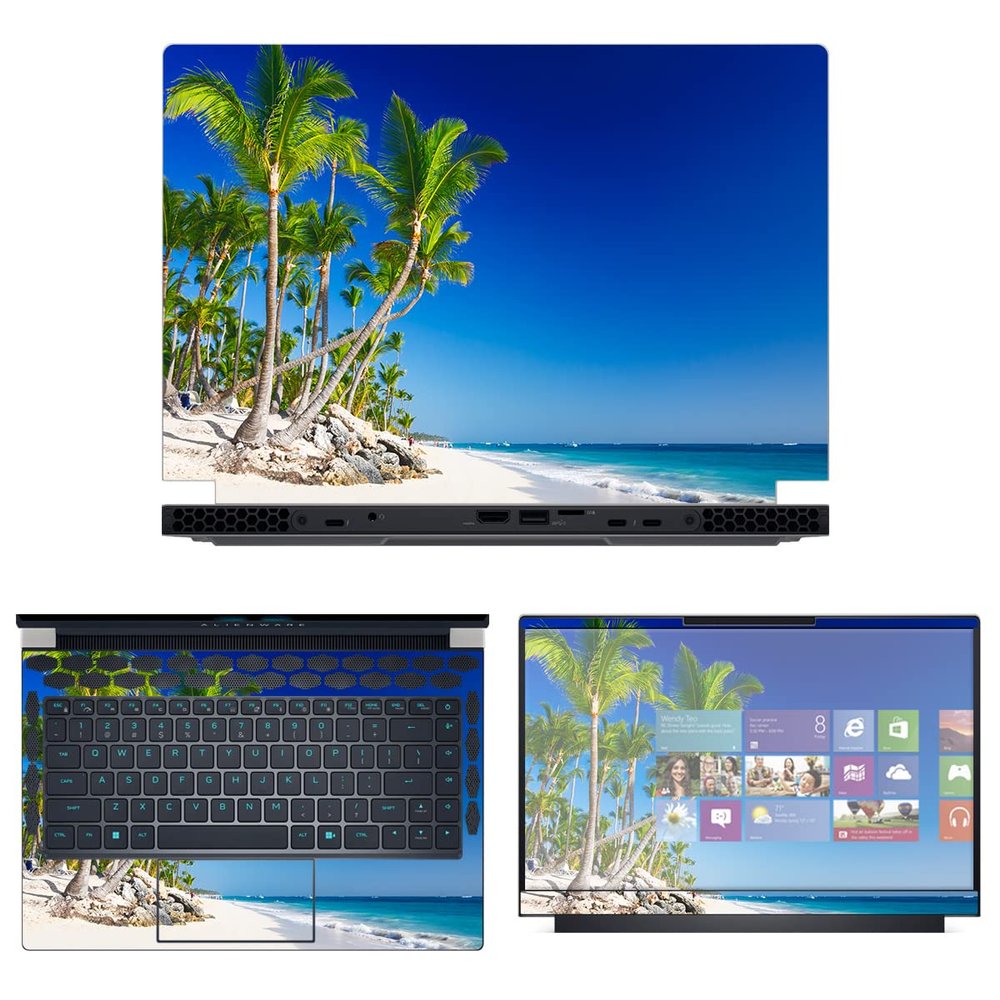Decalrus - Protective Decal Skin Sticker for The Alienware x14 R1 14 (14" Screen) case Cover wrap ALx14_R1-123