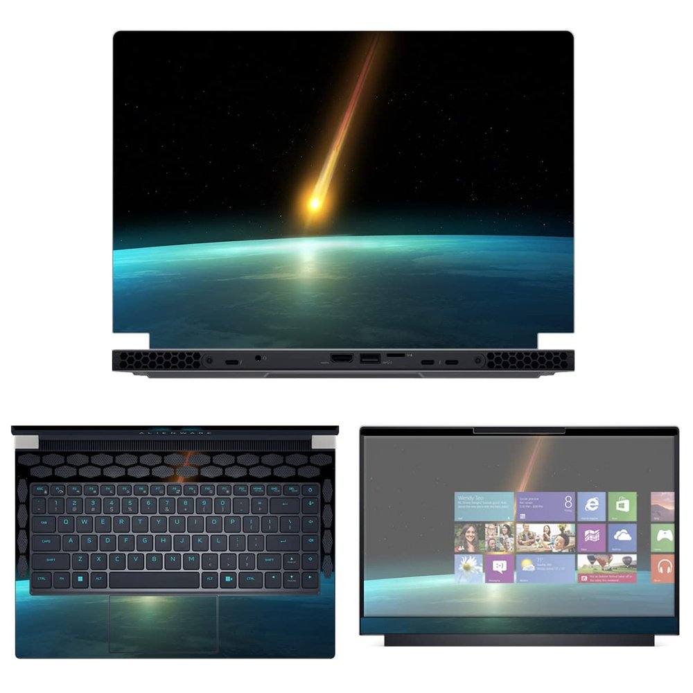 Decalrus - Protective Decal Skin Sticker for The Alienware x14 R1 14 (14" Screen) case Cover wrap ALx14_R1-151