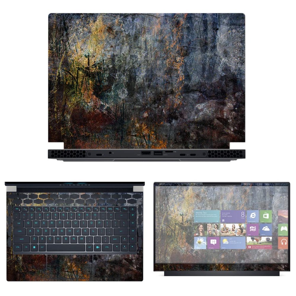 Decalrus - Protective Decal Skin Sticker for The Alienware x14 R1 14 (14" Screen) case Cover wrap ALx14_R1-146