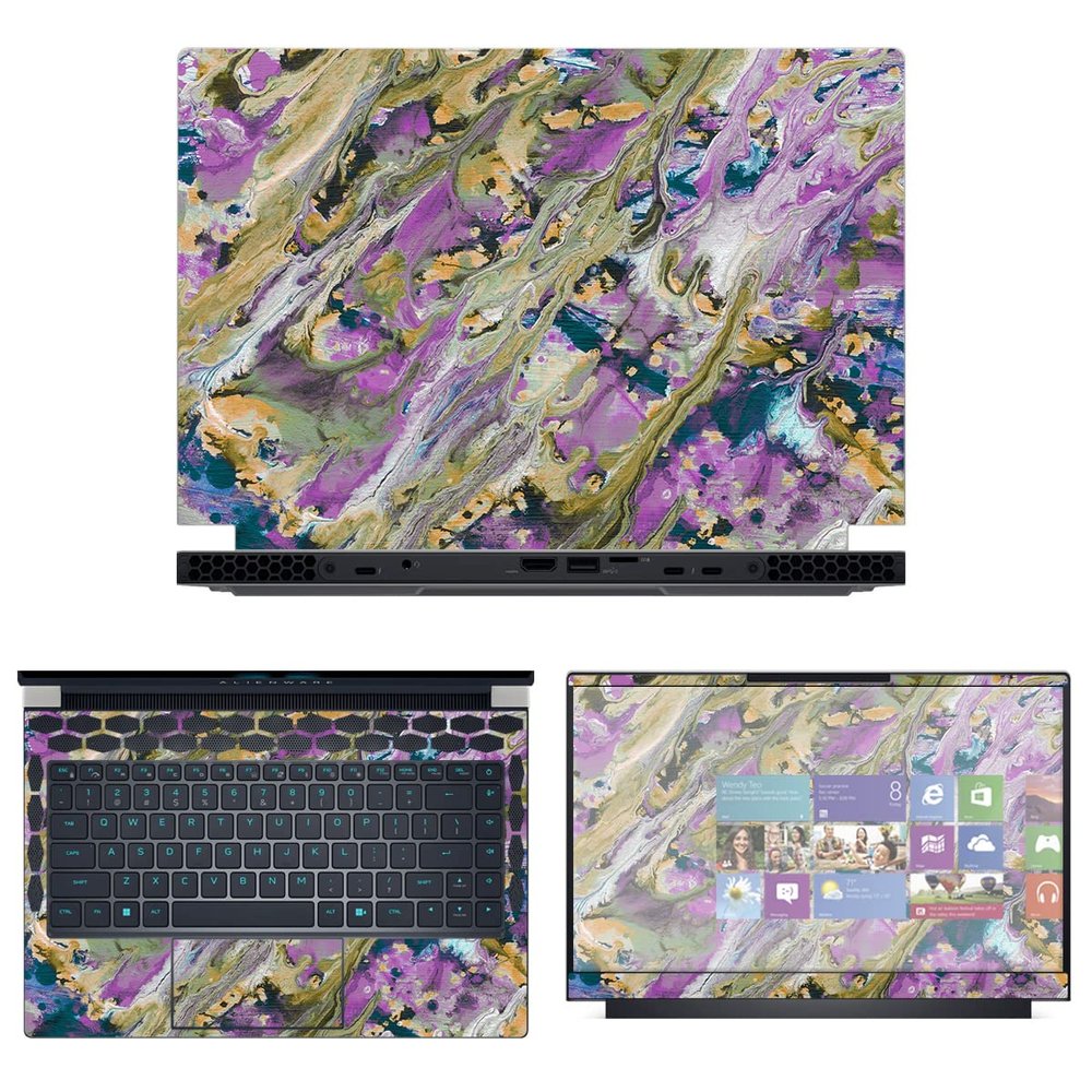 Decalrus - Protective Decal Skin Sticker for The Alienware x14 R1 14 (14" Screen) case Cover wrap ALx14_R1-244