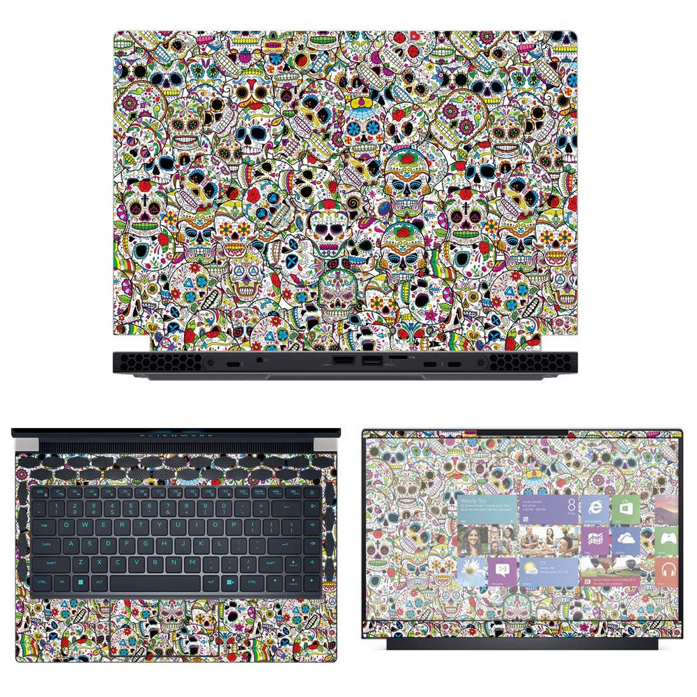 Decalrus - Protective Decal Skin Sticker for The Alienware x14 R1 14 (14" Screen) case Cover wrap ALx14_R1-67