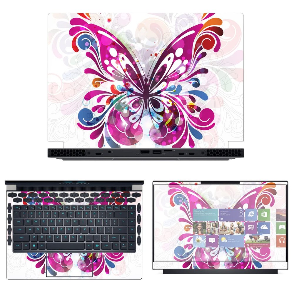 Decalrus - Protective Decal Skin Sticker for The Alienware x14 R1 14 (14" Screen) case Cover wrap ALx14_R1-50