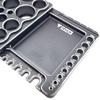 NHX RC Multi-Functional Aluminum Tool Stand -Bullet Jig E-Clip Parts Tray -Black view 4