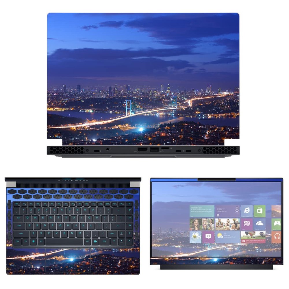 Decalrus - Protective Decal Skin Sticker for The Alienware x14 R1 14 (14" Screen) case Cover wrap ALx14_R1-258