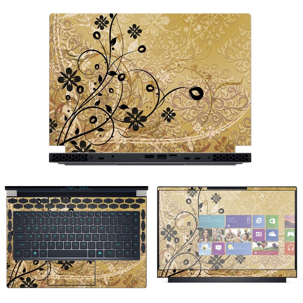 Decalrus - Protective Decal Skin Sticker for The Alienware x14 R1 14 (14" Screen) case Cover wrap ALx14_R1-167