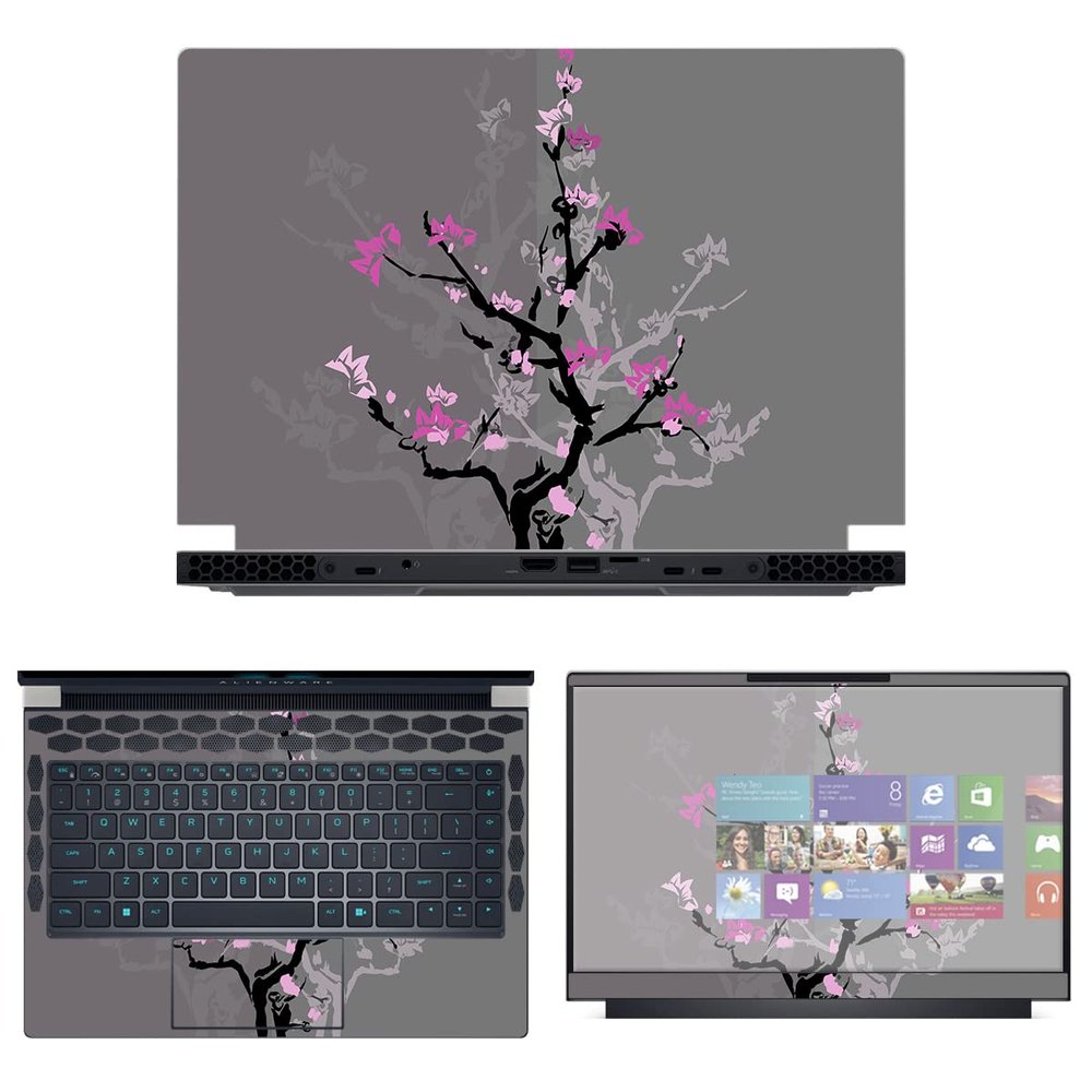 Decalrus - Protective Decal Skin Sticker for The Alienware x14 R1 14 (14" Screen) case Cover wrap ALx14_R1-174