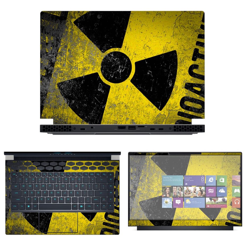 Decalrus - Protective Decal Skin Sticker for The Alienware x14 R1 14 (14" Screen) case Cover wrap ALx14_R1-73