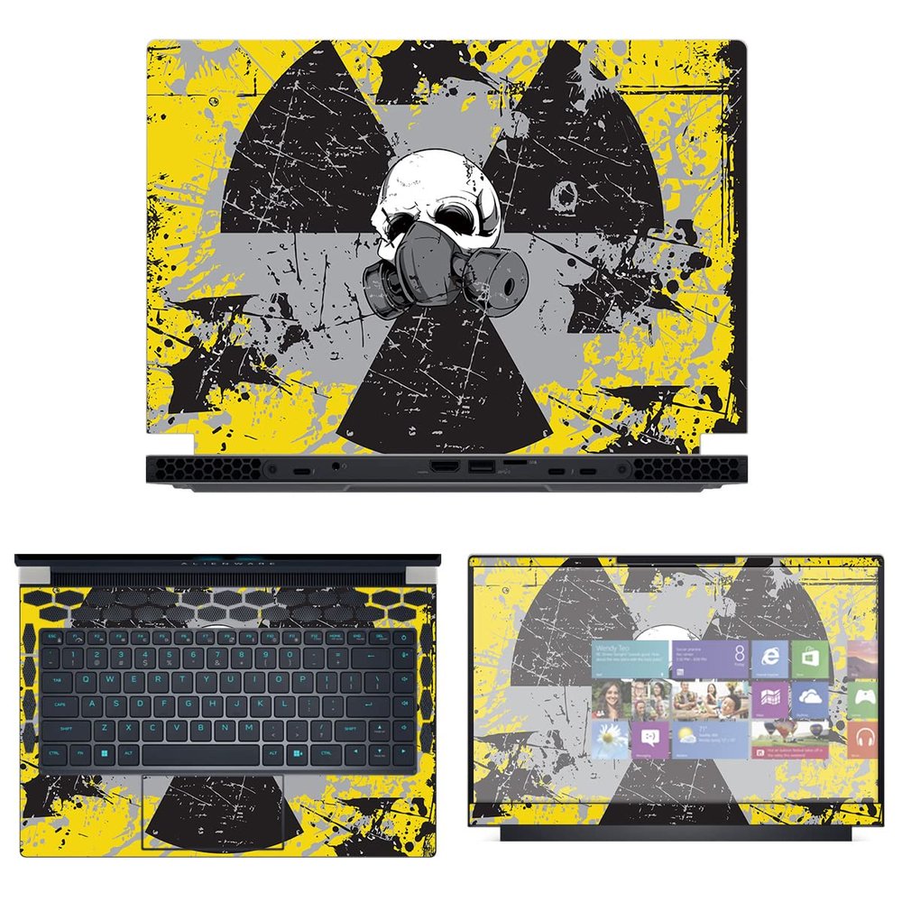 Decalrus - Protective Decal Skin Sticker for the Alienware x14 R1 14 (14" Screen) case Cover wrap ALx14_R1-205
