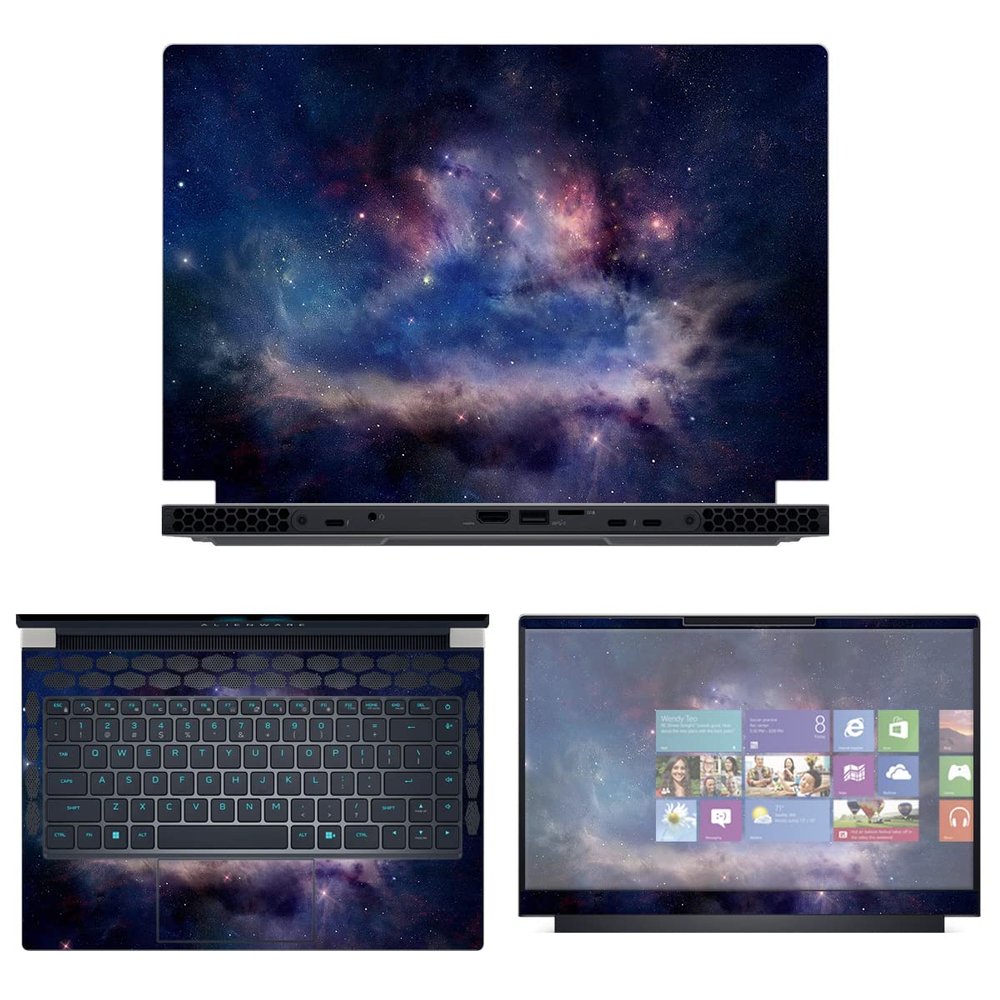 Decalrus - Protective Decal Skin Sticker for the Alienware x14 R1 14 (14" Screen) case Cover wrap ALx14_R1-208