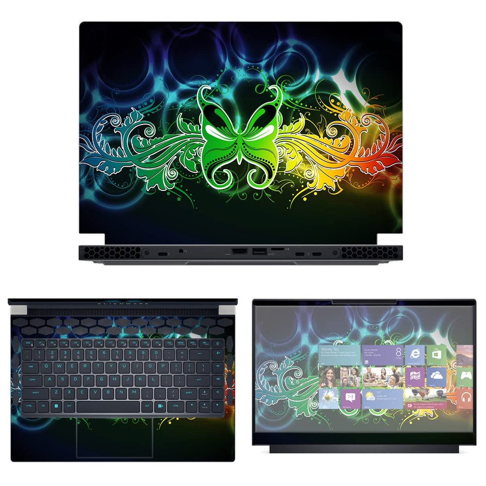 Decalrus - Protective Decal Skin Sticker for The Alienware x14 R1 14 (14" Screen) case Cover wrap ALx14_R1-164