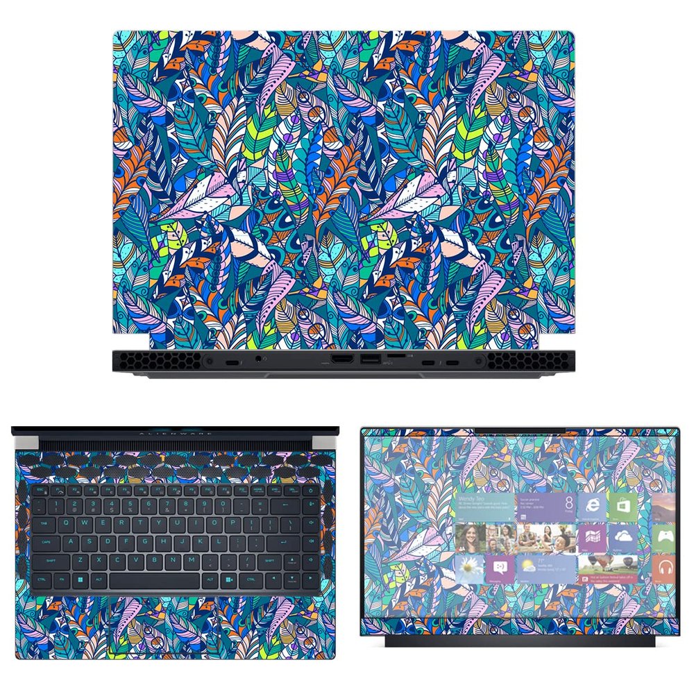 Decalrus - Protective Decal Skin Sticker for The Alienware x14 R1 14 (14" Screen) case Cover wrap ALx14_R1-210