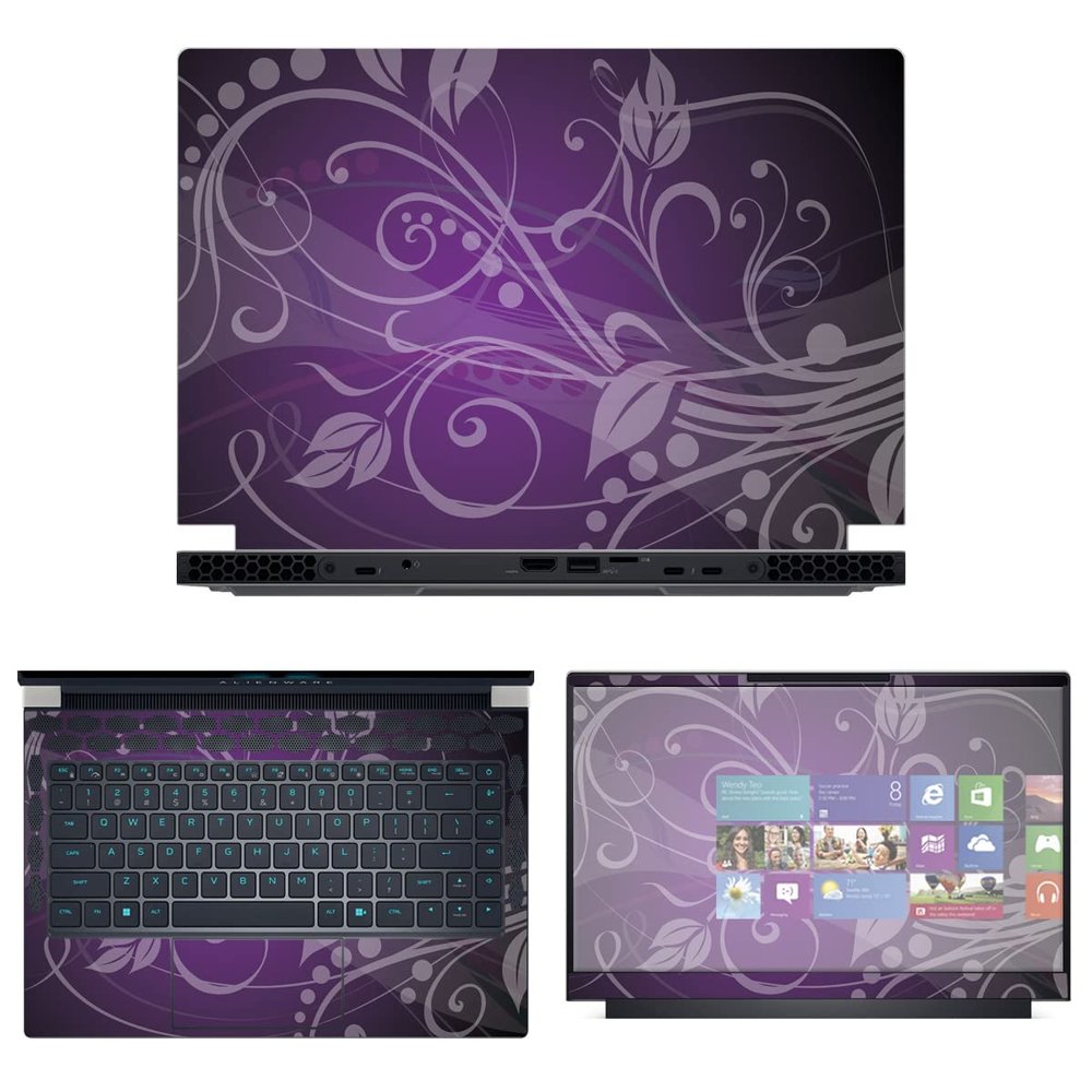 Decalrus - Protective Decal Skin Sticker for The Alienware x14 R1 14 (14" Screen) case Cover wrap ALx14_R1-97