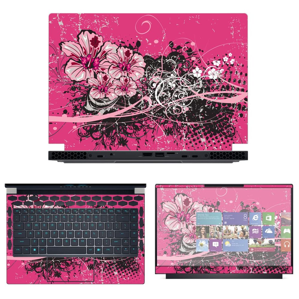 Decalrus - Protective Decal Skin Sticker for The Alienware x14 R1 14 (14" Screen) case Cover wrap ALx14_R1-22