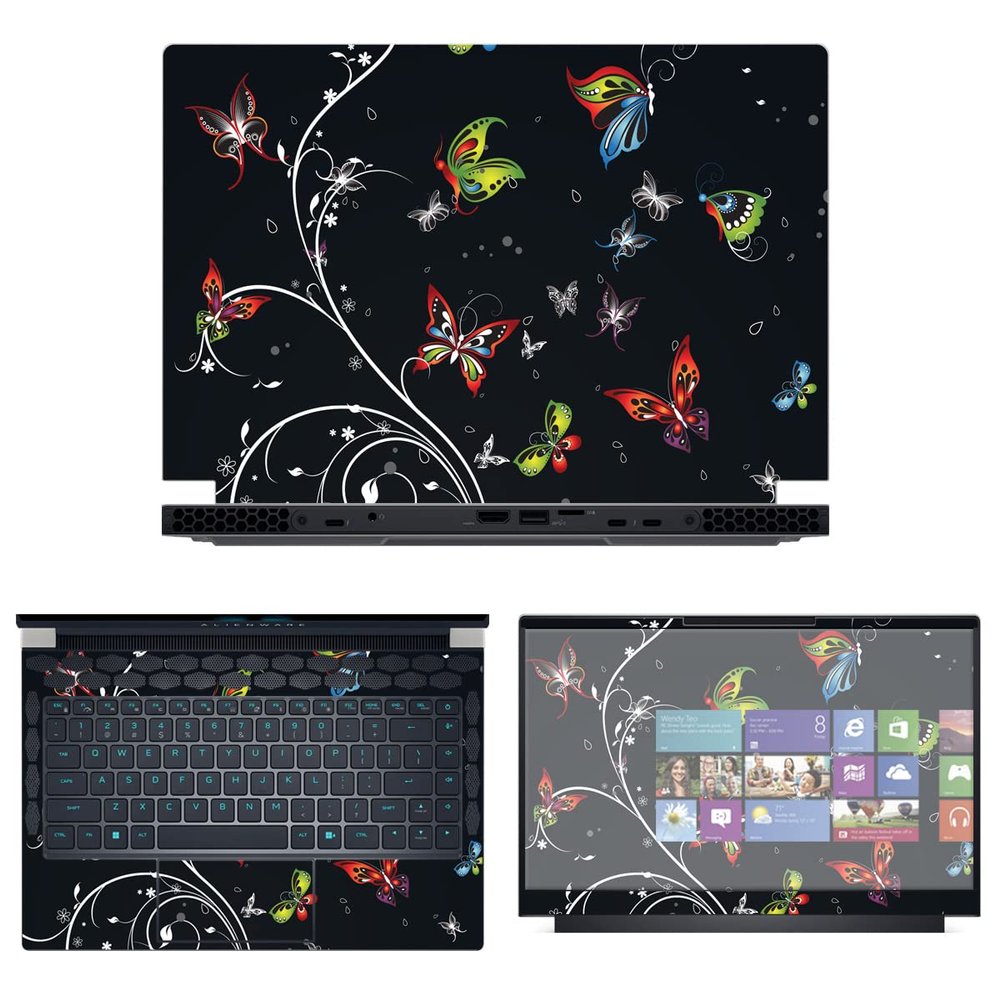 Decalrus - Protective Decal Skin Sticker for The Alienware x14 R1 14 (14" Screen) case Cover wrap ALx14_R1-28