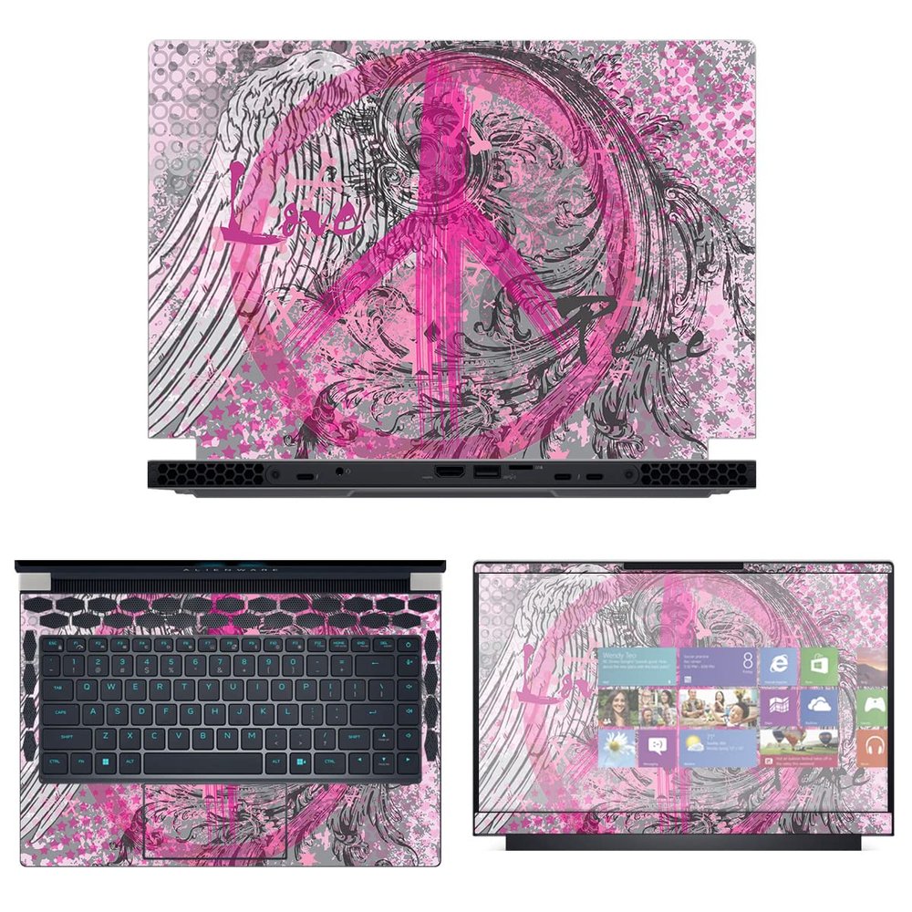 Decalrus - Protective Decal Skin Sticker for The Alienware x14 R1 14 (14" Screen) case Cover wrap ALx14_R1-130