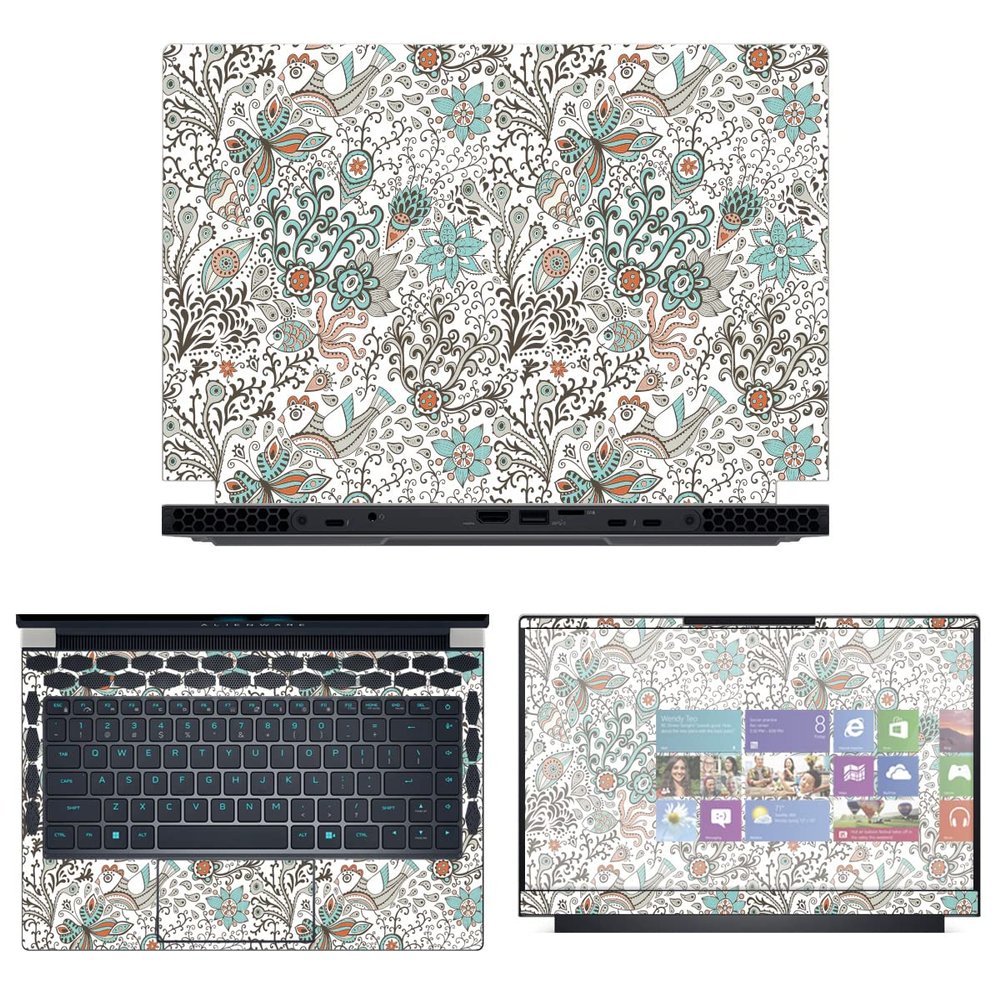 Decalrus - Protective Decal Skin Sticker for The Alienware x14 R1 14 (14" Screen) case Cover wrap ALx14_R1-175
