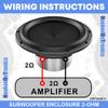 KICKER Subwoofer and Amp Package of 3 Items - 10" TB 800 Watt Loaded Subwoofer Enclosure, DS18 Class D Monoblock Amplifier, and Complete 8AWG Wiring Kit view 2